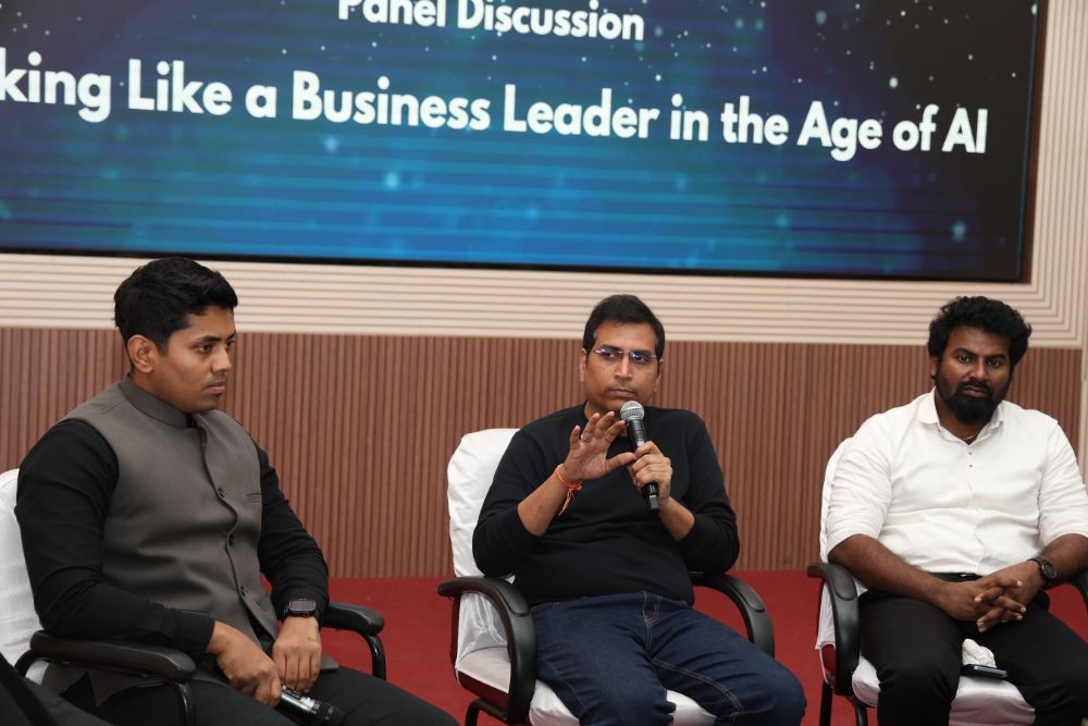 Panel discussion in the auditorium